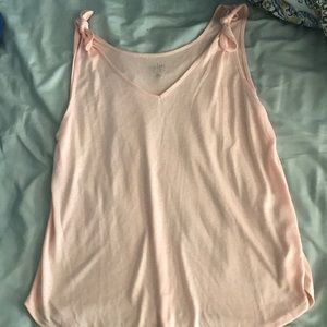 Loose fitting v neck tank